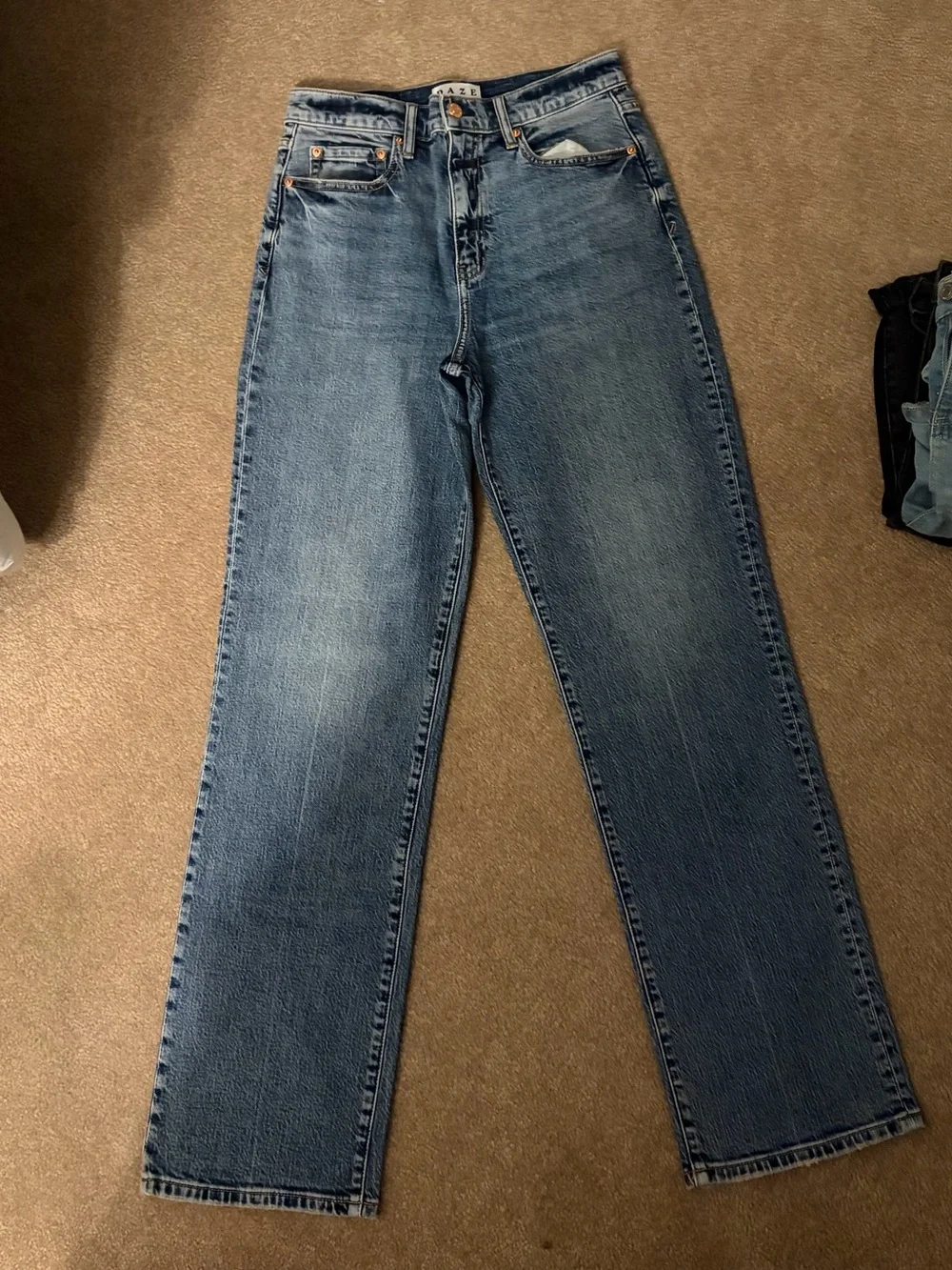 High-Rise Straight-Leg Women's Jeans